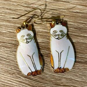Cat earrings